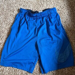 Nike Men's Vibrant Blue Sports Basketball Shorts
